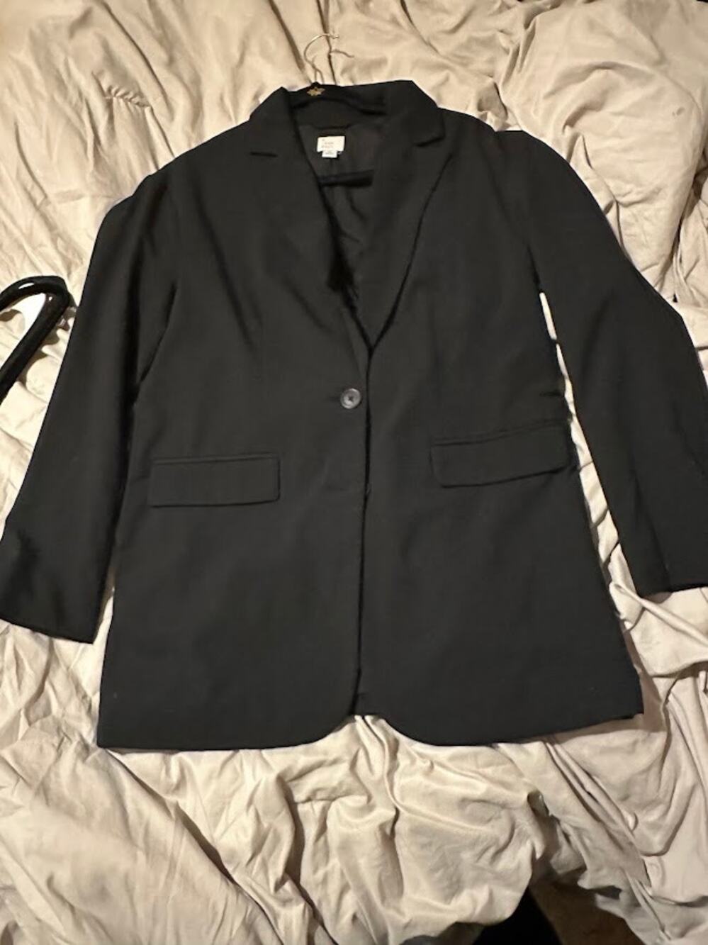 A New Day Black Single-Button Blazer – Women’s XS